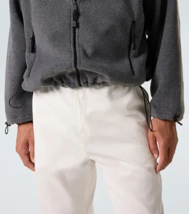 Miu Miu Logo fleece sweatshirt | Thumbnail 7 Miu Miu Logo fleece sweatshirt | Thumbnail 7