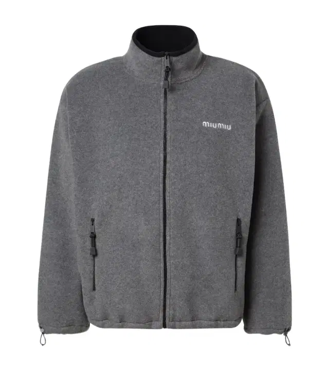 Miu Miu Logo fleece sweatshirt