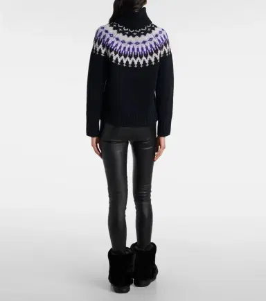 Bogner Ingrid jacquard cashmere turtleneck sweater | Thumbnail 4