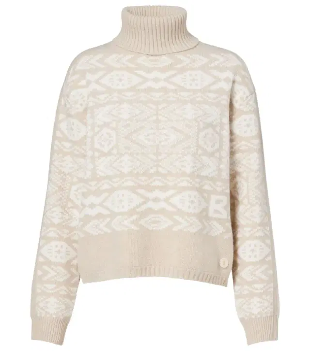 Bogner Nadin wool and cotton-blend turtleneck sweater