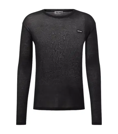 Miu Miu Logo cotton jersey T-shirt | Thumbnail 1 Miu Miu Logo cotton jersey T-shirt | Thumbnail 1