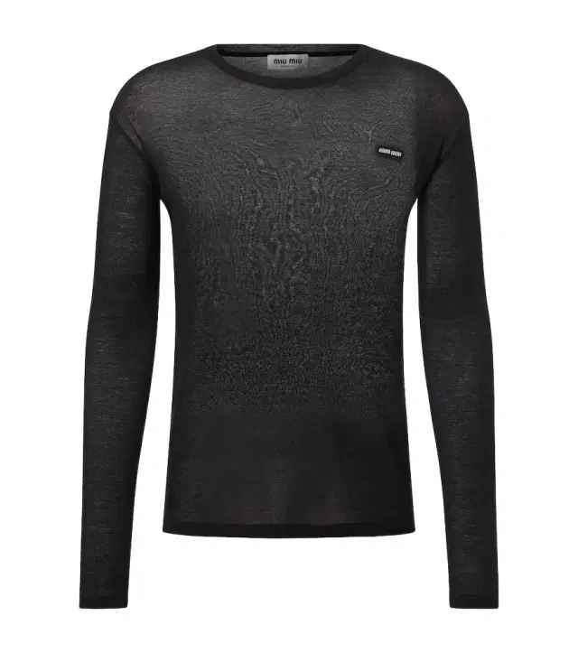 Miu Miu Logo cotton jersey T-shirt