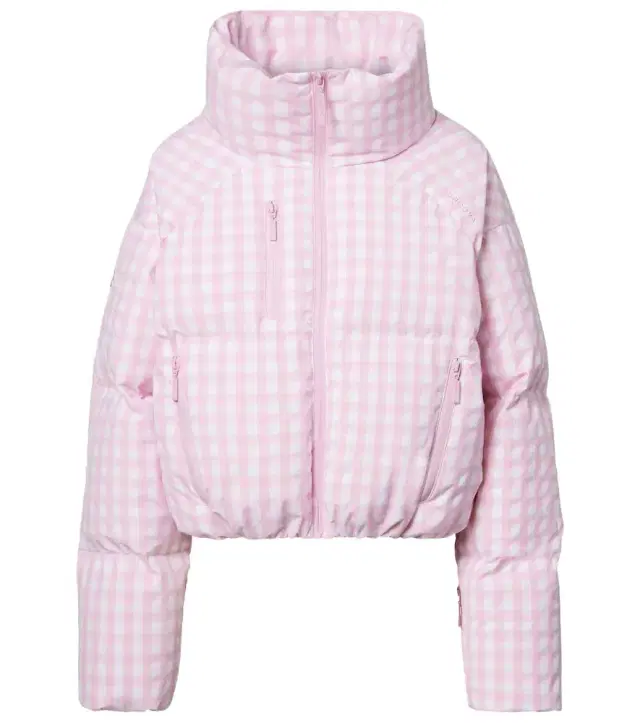 Cortina gingham down ski jacket