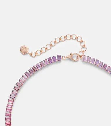 SHAY JEWELRY Ombre Eternity 18kt rose gold necklace with sapphires | Thumbnail 2