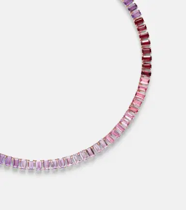 SHAY JEWELRY Ombre Eternity 18kt rose gold necklace with sapphires | Thumbnail 6
