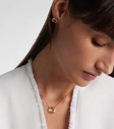 SHAY JEWELRY 18kt gold pendant necklace with diamonds | Thumbnail 4