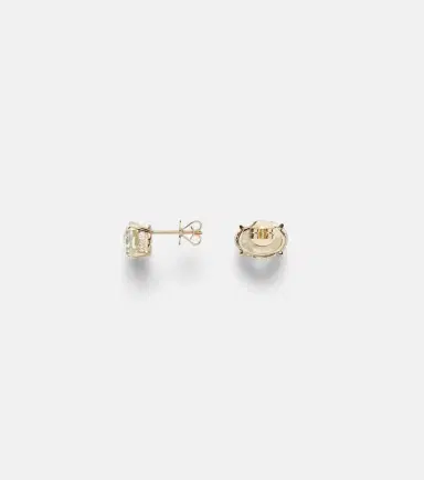 Shay Jewelry 18kt gold earrings with amethyst and diamonds | Thumbnail 4