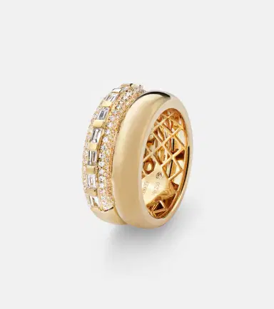 SHAY JEWELRY Orbit 18kt gold ring with diamonds | Thumbnail 2 SHAY JEWELRY Orbit 18kt gold ring with diamonds | Thumbnail 2