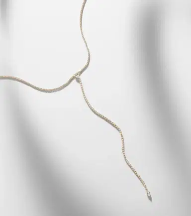 SHAY JEWELRY Thread Y 18kt gold lariat necklace with diamonds | Thumbnail 6 SHAY JEWELRY Thread Y 18kt gold lariat necklace with diamonds | Thumbnail 6