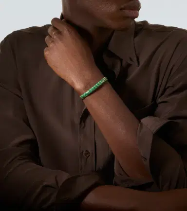 SHAY JEWELRY 18kt gold bracelet with emeralds | Thumbnail 2