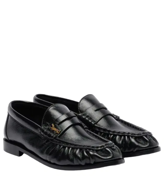 Saint Laurent Leather penny loafers