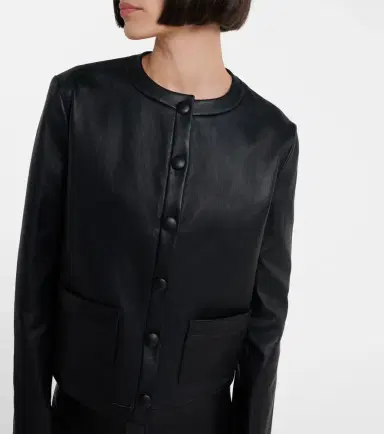 STOULS Gabrielle leather jacket | Thumbnail 4 STOULS Gabrielle leather jacket | Thumbnail 4
