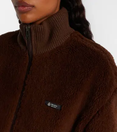 Prada Wool-blend fleece jacket | Thumbnail 6 Prada Wool-blend fleece jacket | Thumbnail 6