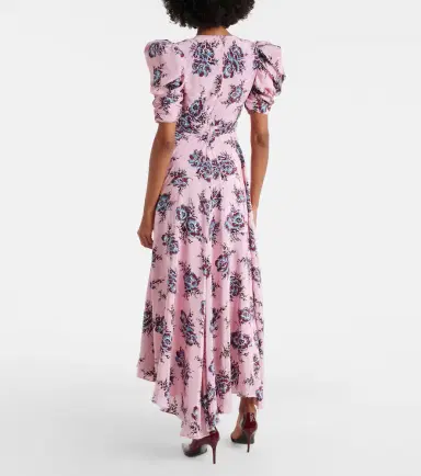 Rodarte Floral-appliqué silk gown | Thumbnail 5