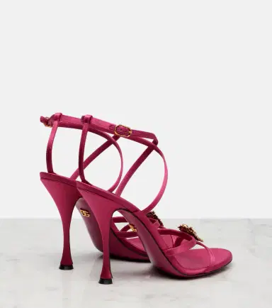 Dolce & Gabbana Devotion 105 embellished satin sandals | Thumbnail 4 Dolce & Gabbana Devotion 105 embellished satin sandals | Thumbnail 4