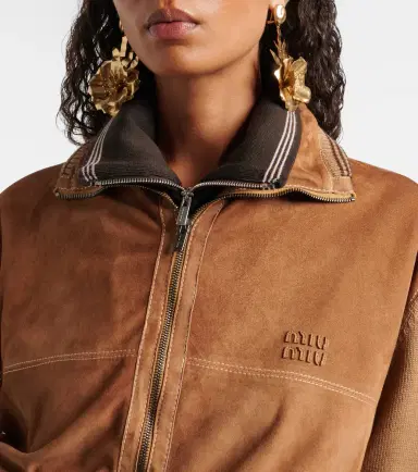 Miu Miu Leather jacket | Thumbnail 3 Miu Miu Leather jacket | Thumbnail 3