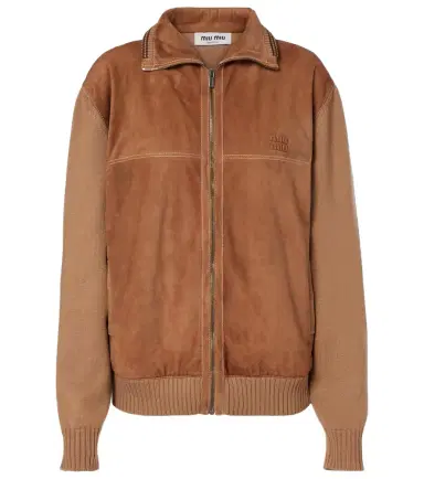Miu Miu Leather jacket | Thumbnail 1 Miu Miu Leather jacket | Thumbnail 1