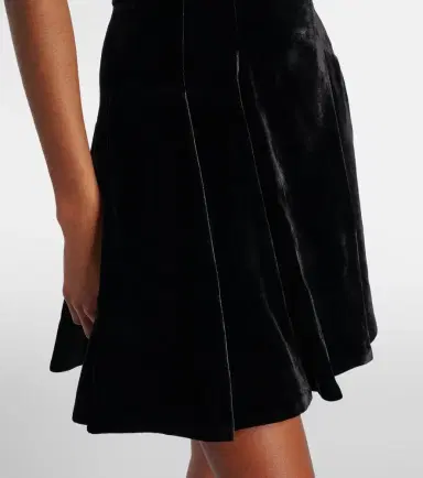 Balmain Embellished velvet minidress | Thumbnail 3