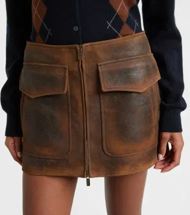 Miu Miu Suede miniskirt | Thumbnail 5