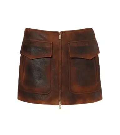 Miu Miu Suede miniskirt | Thumbnail 1