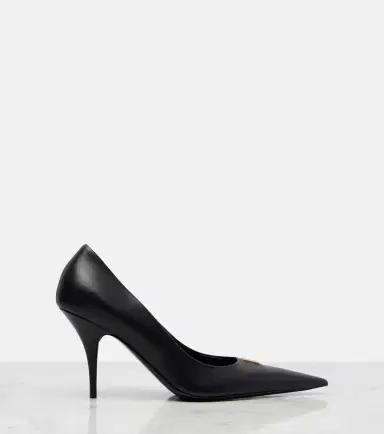 Balenciaga Avenue BB Editor 90 leather pumps | Thumbnail 2 Balenciaga Avenue BB Editor 90 leather pumps | Thumbnail 2