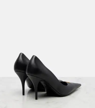 Balenciaga Avenue BB Editor 90 leather pumps | Thumbnail 3 Balenciaga Avenue BB Editor 90 leather pumps | Thumbnail 3