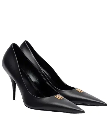 Balenciaga Avenue BB Editor 90 leather pumps | Thumbnail 1 Balenciaga Avenue BB Editor 90 leather pumps | Thumbnail 1