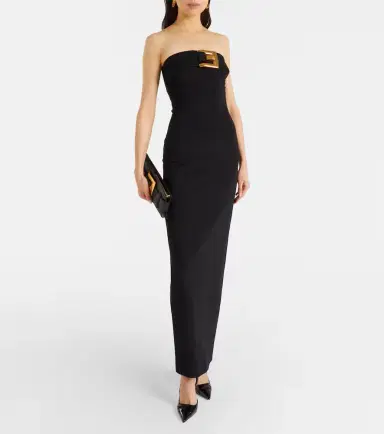 Balmain Belted jersey gown | Thumbnail 2 Balmain Belted jersey gown | Thumbnail 2