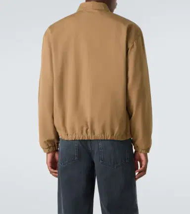 Prada Logo cotton jacket | Thumbnail 3
