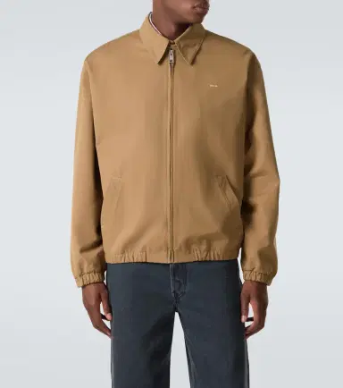 Prada Logo cotton jacket | Thumbnail 5