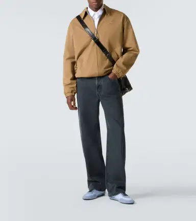 Prada Logo cotton jacket | Thumbnail 6