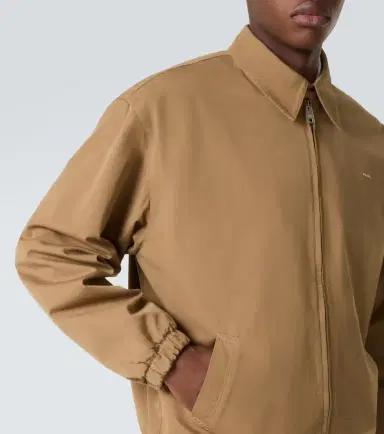 Prada Logo cotton jacket | Thumbnail 7