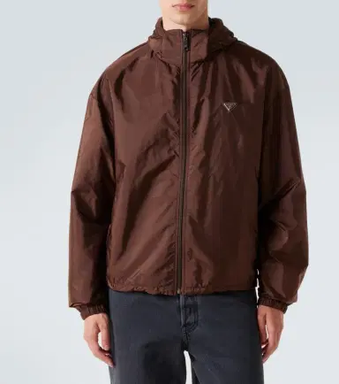 Prada Reversible hooded Re-Nylon jacket | Thumbnail 7