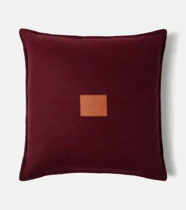 Loewe Anagram wool and cashmere cushion | Thumbnail 2