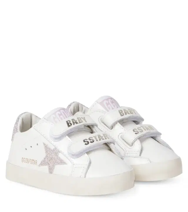 Golden Goose Kids Baby Old School leather sneakers