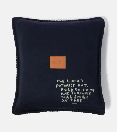Loewe x Louis Wain wool jacquard cushion | Thumbnail 6