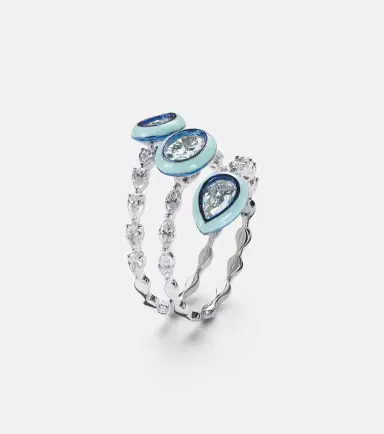Kamyen Saturn 18kt white gold ring with diamonds | Thumbnail 2 Kamyen Saturn 18kt white gold ring with diamonds | Thumbnail 2