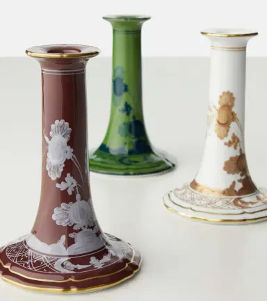 GINORI 1735 Oriente Italiano porcelain candle holder | Thumbnail 4