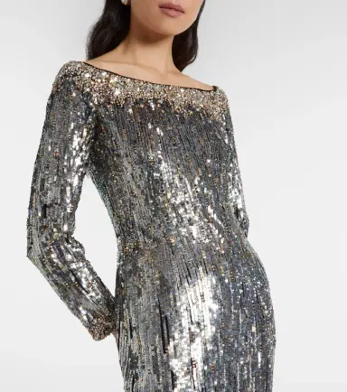 Jenny Packham Marine sequined gown | Thumbnail 2 Jenny Packham Marine sequined gown | Thumbnail 2