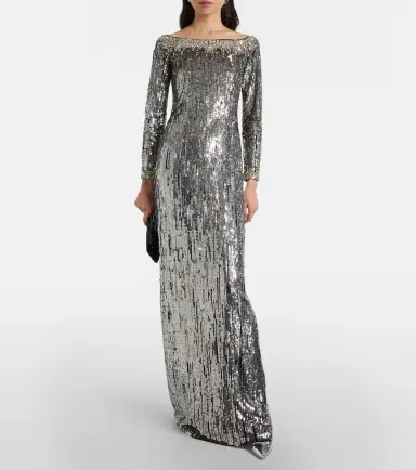 Jenny Packham Marine sequined gown | Thumbnail 6 Jenny Packham Marine sequined gown | Thumbnail 6