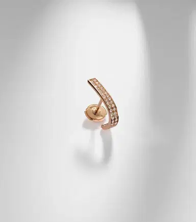 Repossi Berbere 18kt rose gold single earring with diamonds | Thumbnail 5 Repossi Berbere 18kt rose gold single earring with diamonds | Thumbnail 5