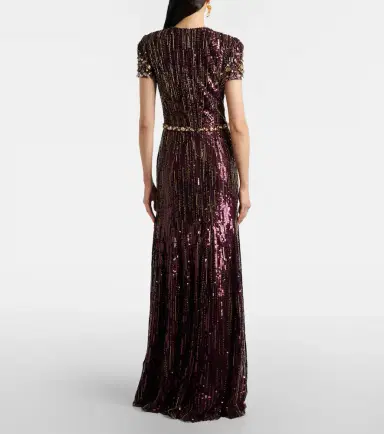 Jenny Packham Ninetta sequined gown | Thumbnail 2