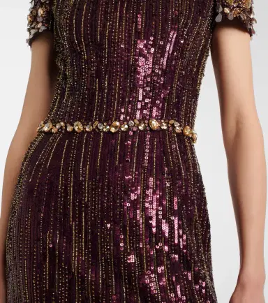 Jenny Packham Ninetta sequined gown | Thumbnail 3