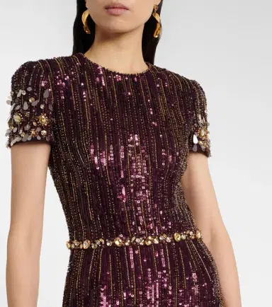 Jenny Packham Ninetta sequined gown | Thumbnail 5