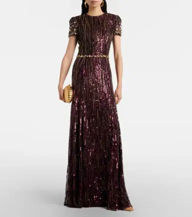 Jenny Packham Ninetta sequined gown | Thumbnail 6