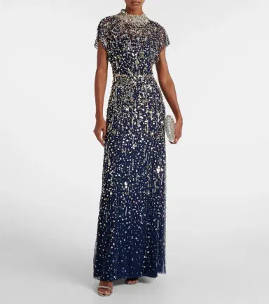 Jenny Packham Sylvie embellished gown | Thumbnail 3