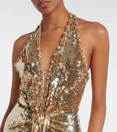 Jenny Packham Mars gathered sequined gown | Thumbnail 5 Jenny Packham Mars gathered sequined gown | Thumbnail 5