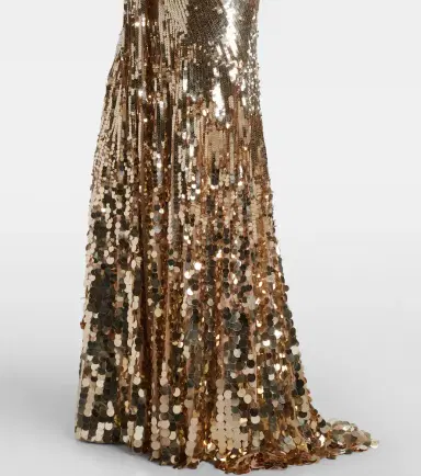 Jenny Packham Mars gathered sequined gown | Thumbnail 6 Jenny Packham Mars gathered sequined gown | Thumbnail 6