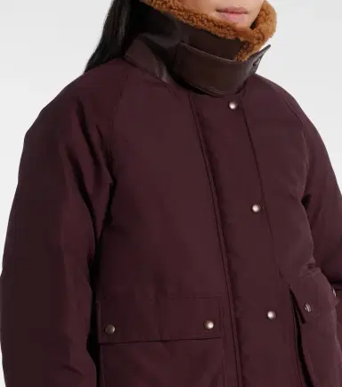 Loewe Shearling-lined cotton-blend puffer jacket | Thumbnail 2 Loewe Shearling-lined cotton-blend puffer jacket | Thumbnail 2