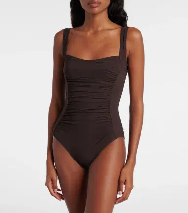 Karla Colletto Basics ruched swimsuit | Thumbnail 2